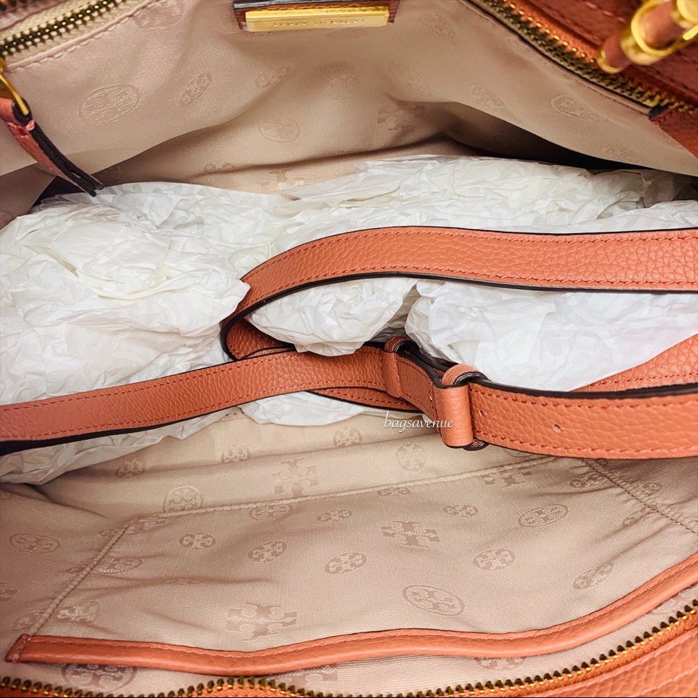 Tory Burch Britten satchel Tramonto large tote 498 - Picture 10 of 10